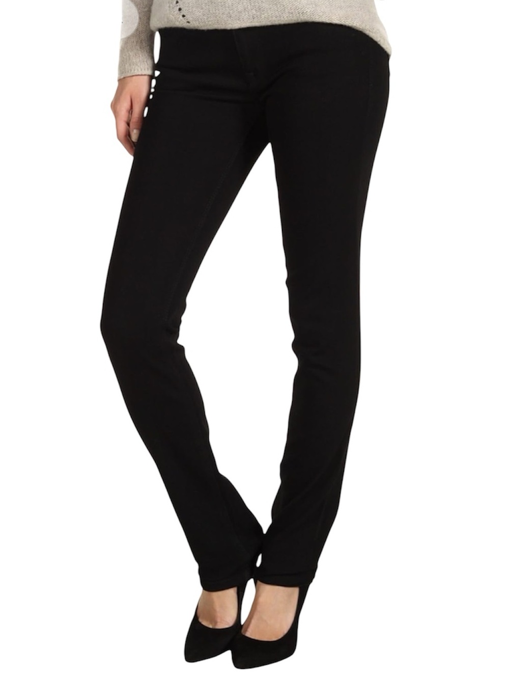 DL1961 Black Coco Curvy Straight Jeans size 28